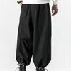 Weiter Bein Baggy Lässige Haremshose Herren Japanisch Oversize Kordelzug Jogginghose Trainingshose Herren Sport Oversize Fleece Dicke Hose
