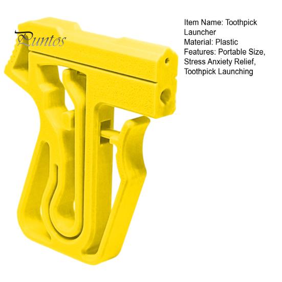 Wyrzutnia wykałaczek 3D drukowana zabawka przenośna łagodząca stres i lęk wystrzeliwująca wykałaczki zabawka Fidget dla dzieci nastolatków dorosłych prezent