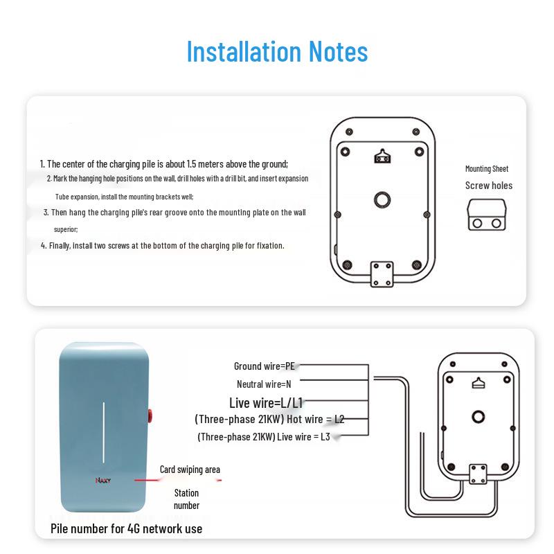 7kW Universal Home EV Charger for Tesla, Xiaomi, NIO, Li Auto, BYD