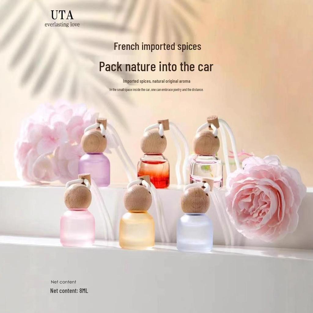 UTA·UT Aromatherapy Car Hanging Ornament: Fresh, Elegant, Long-Lasting Niche Fragrance.