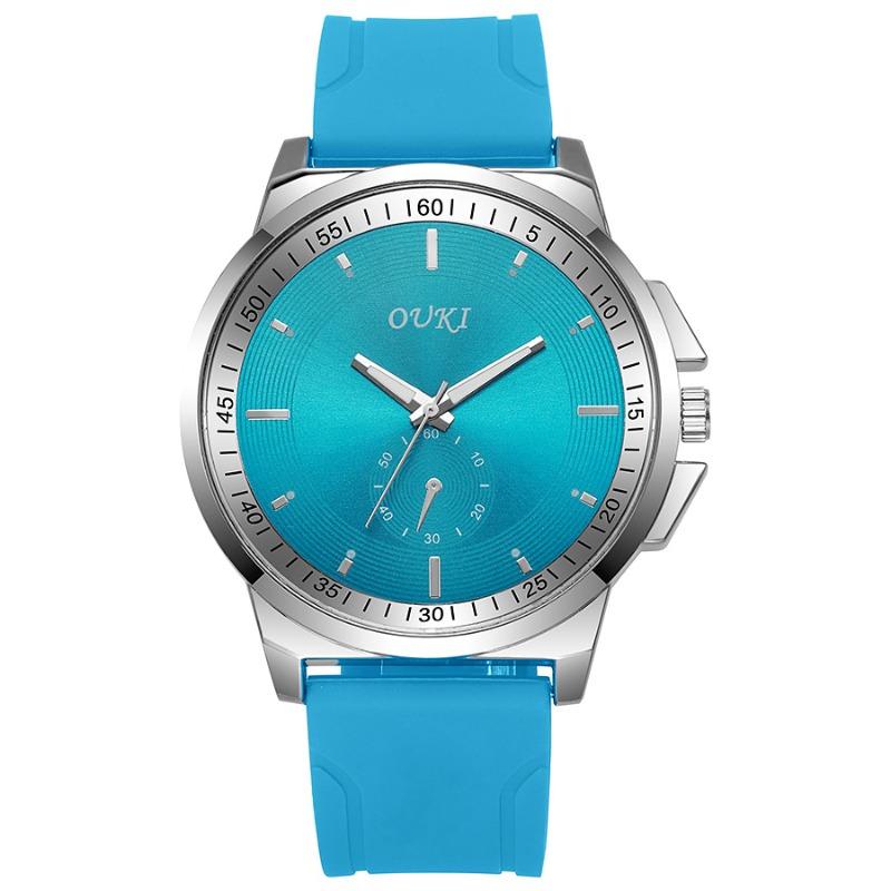

New Men s Watch Hot Sale Men s Quartz Watch Men s Watch Round Fashion Special One size fits all світло-синій колір