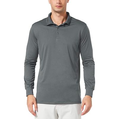 Lapel T-shirt Men's Long-sleeved Paul Golf Quick Dry Clothes Sports Polo Shirt Tops