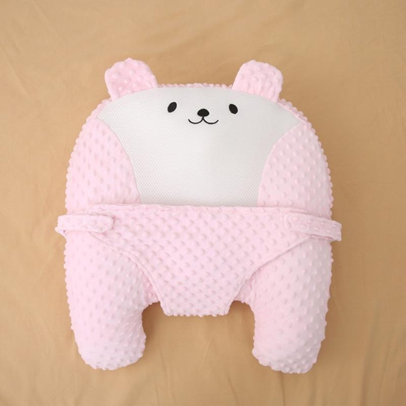 Cartoon Baby Support Pillow for Newborns Helping Relieve Gas and Colic Soft & Breathable Mood Comforting Doll Toy