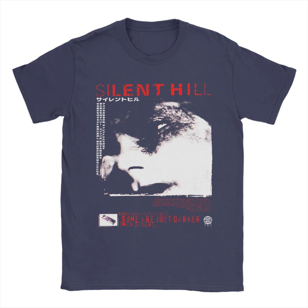 Mens Silent Hill 1 Game Printed T Shirts Cotton Clothing Funny Women Short Sleeve Round Collar Tee Shirt New Arrival TShirts