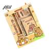 School Supplies Gift Set 6Pcs Cute Stationery Portable Box Kawaii Eraser Pencil Sharpener Cartoon Capybara Panda Design Complete Kids Students