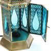 Moroccan Lamp Large Turquoise