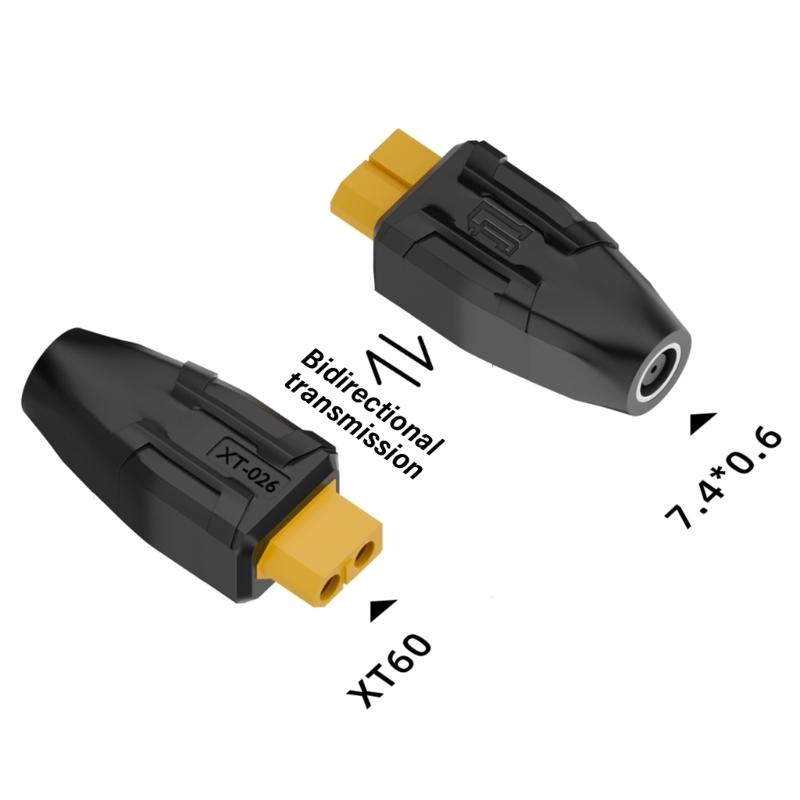 XT60 Female Conversion Head Convert To Type C and Multiple DC5521 5525 7909 Connectors Adapter for UAV Laptops
