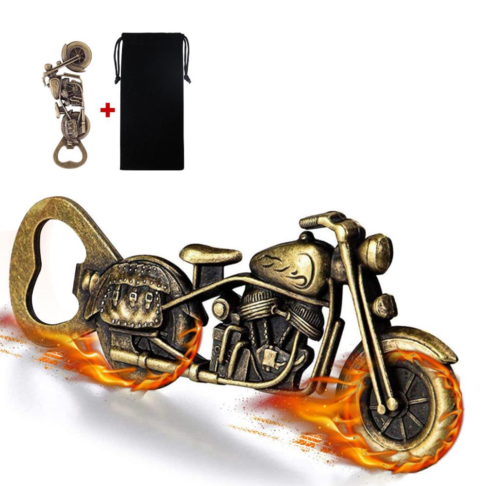 Luxury Motorbike Bottle Opener Gifts Box for Boyfriend Black Motorcycle Original Beer Bottle Opener Bar Party Accessories Tools