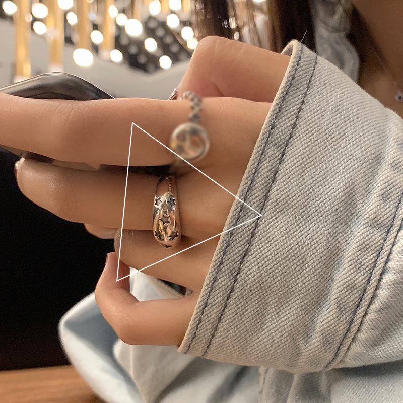 

Модное регулируемое открытое кольцо-крест из серебра 925 пробы для элегантного женского стиля J979