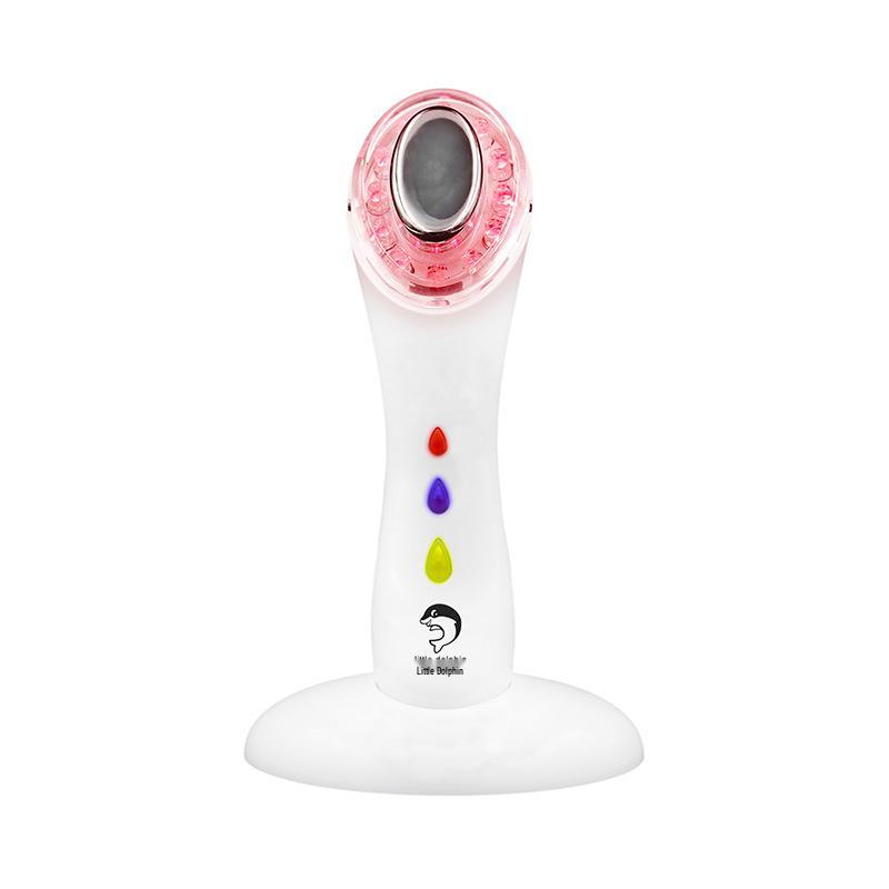 Ultrasonic Iontophoresis & Vibrating Light Therapy Skin Rejuvenation Device