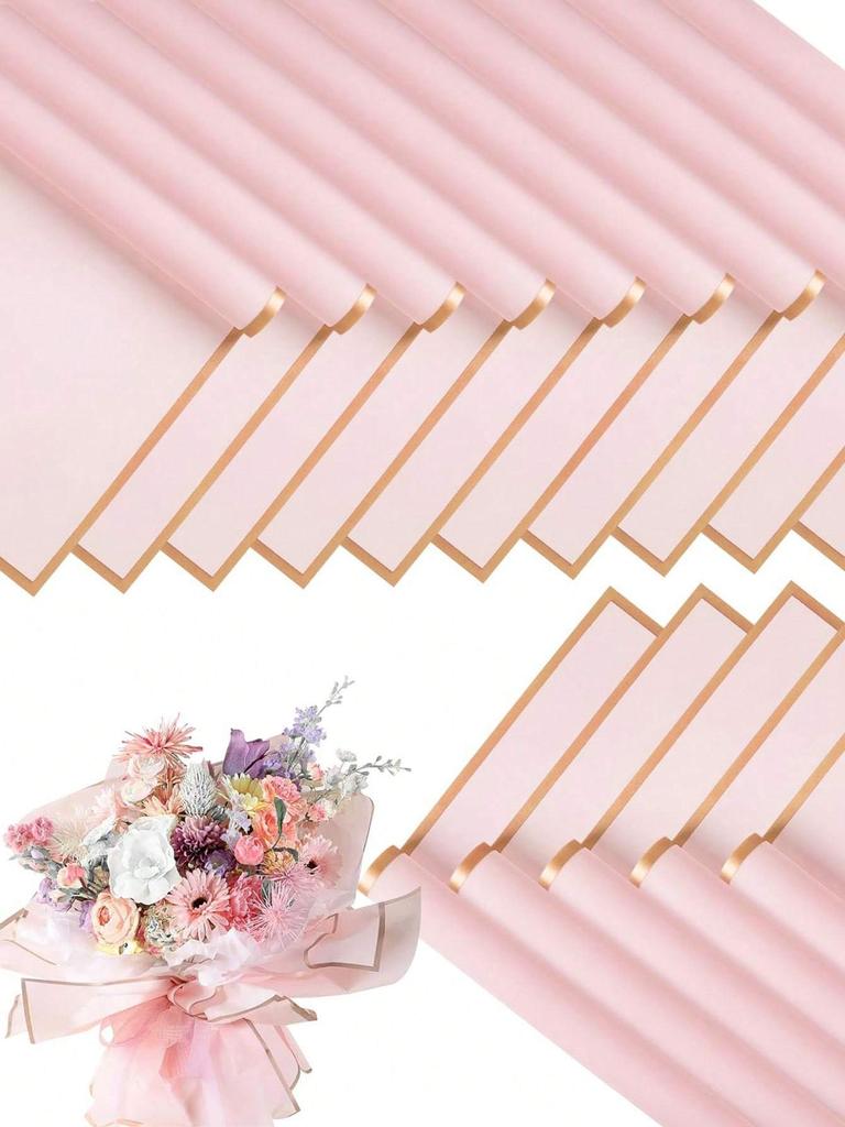 Flower Wrapping Paper, Korean Bouquet Wrap", Wrapping Paper, Tissue Paper, Bouquet Supplies, Pink Tissue Paper for Gift Bags and Wrapping