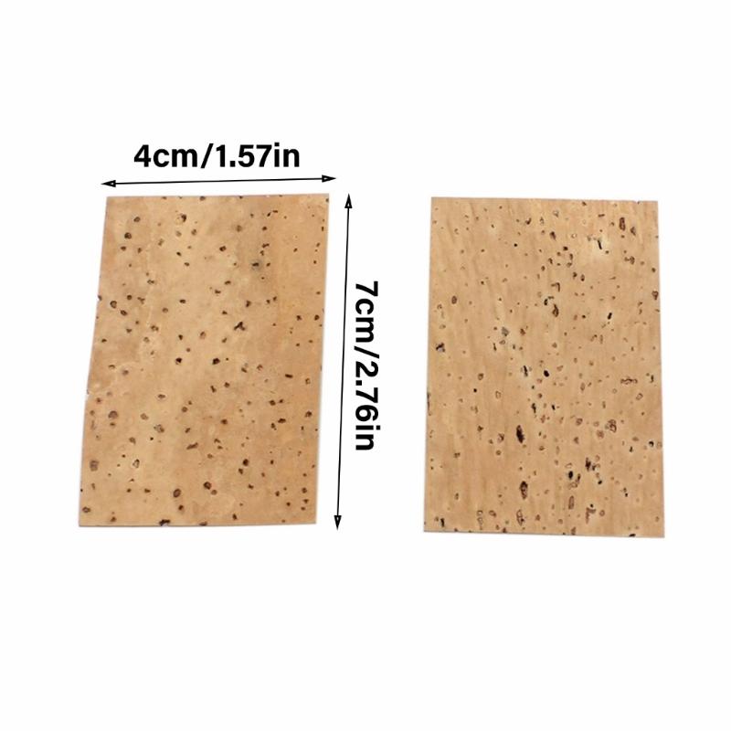 2Pcs Saxophone Mouthpiece Cork Pad Tenors Saxophone Cork Strips Saxophone Cork Chips Tenors Saxophone Cork Replacement