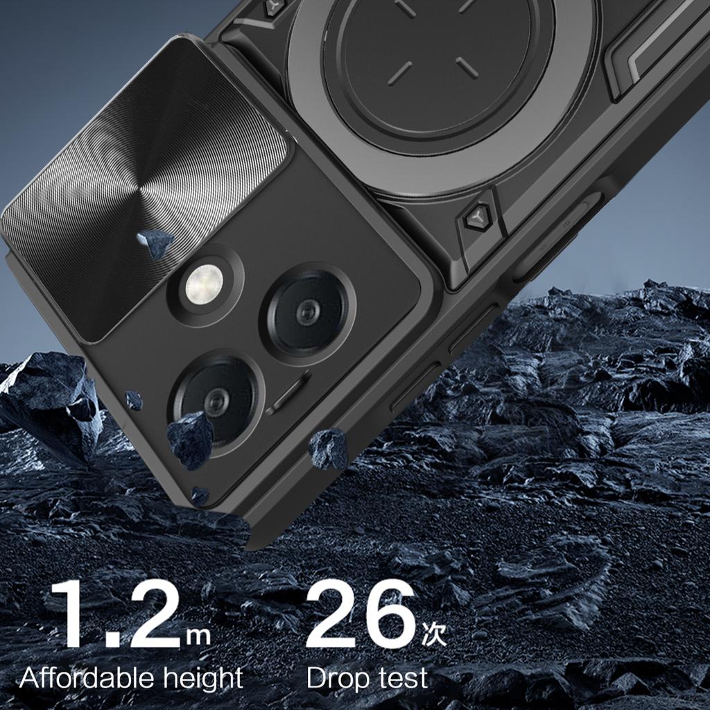 Protective Cover For OPPO A40 A40M A60 A80 5G A3 Pro A3x Case Ring Stand Holder Lens Protection Shockproof Fundas Coque Capa