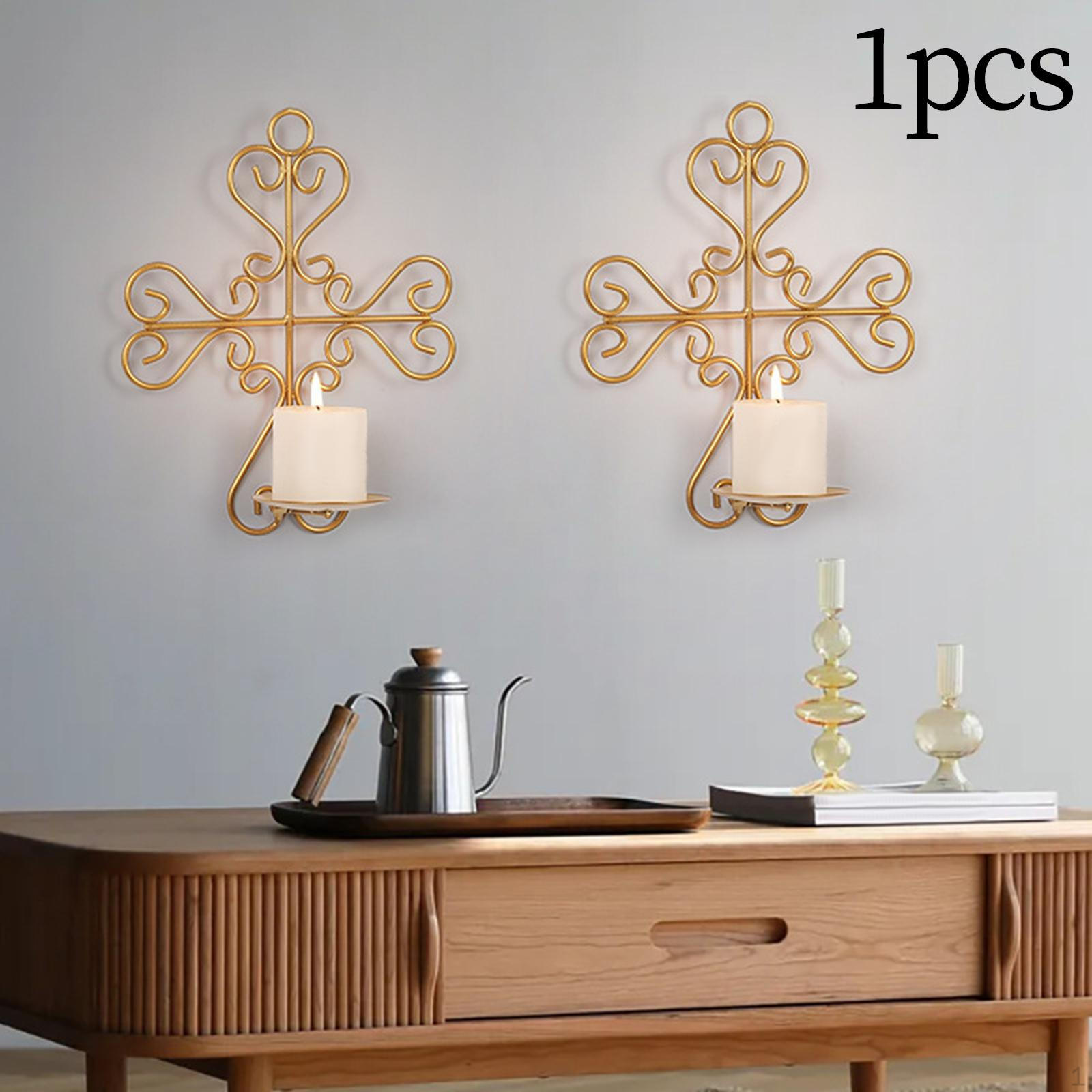 

Metal Candlestick Pillar Candle Holder Stand Candelabra Table Centerpiece Ornament for