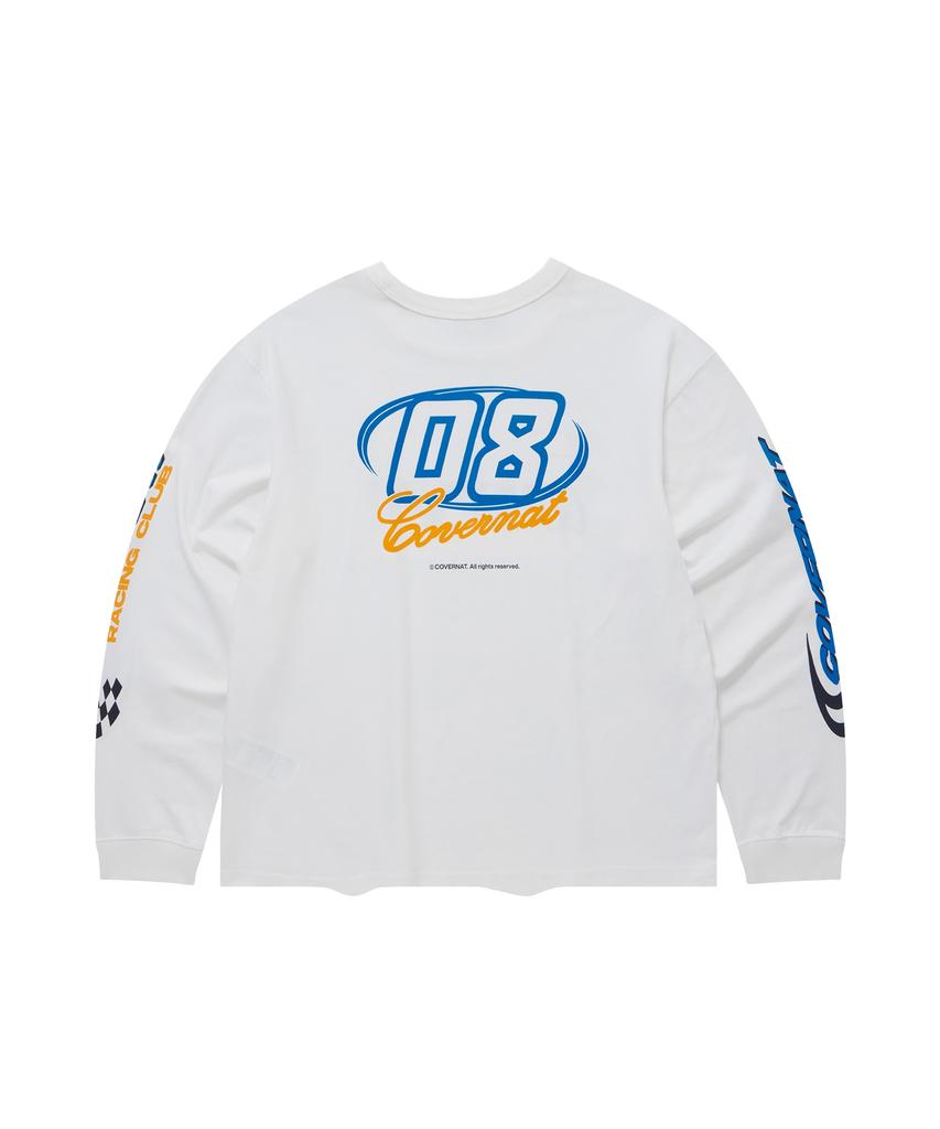 COVERNAT Racing Club Graphic Long Sleeve White
