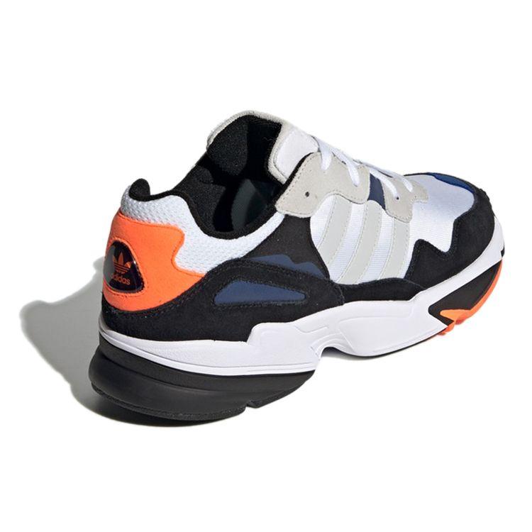 Adidas Originals Yung-96 Fabric Sports Trend Breathable Low-Top Lifestyle Shoes Unisex Sneakers White Gray EG2862