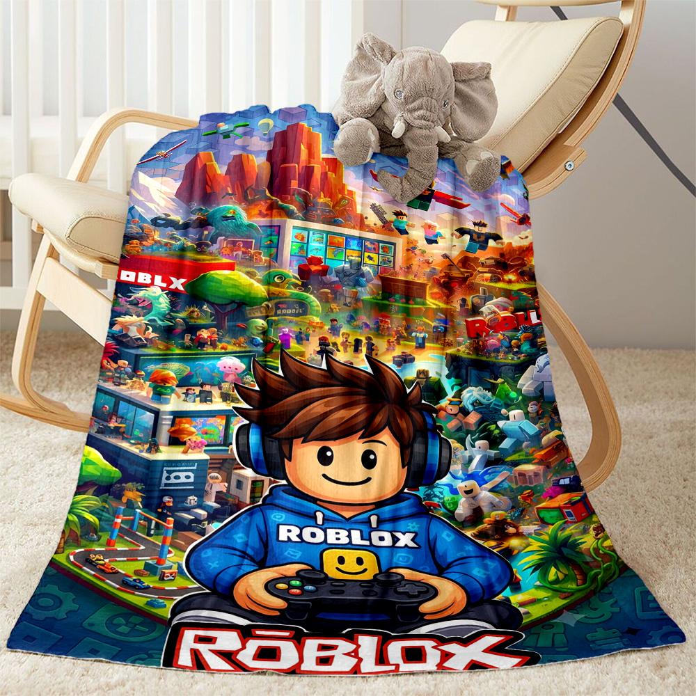 Roblox 275 Blanket Durable Comfort Perfect for Couch Sofa Seaside for All Occasions Warmthful Decor Suitable for Gifting Relatives and Friends