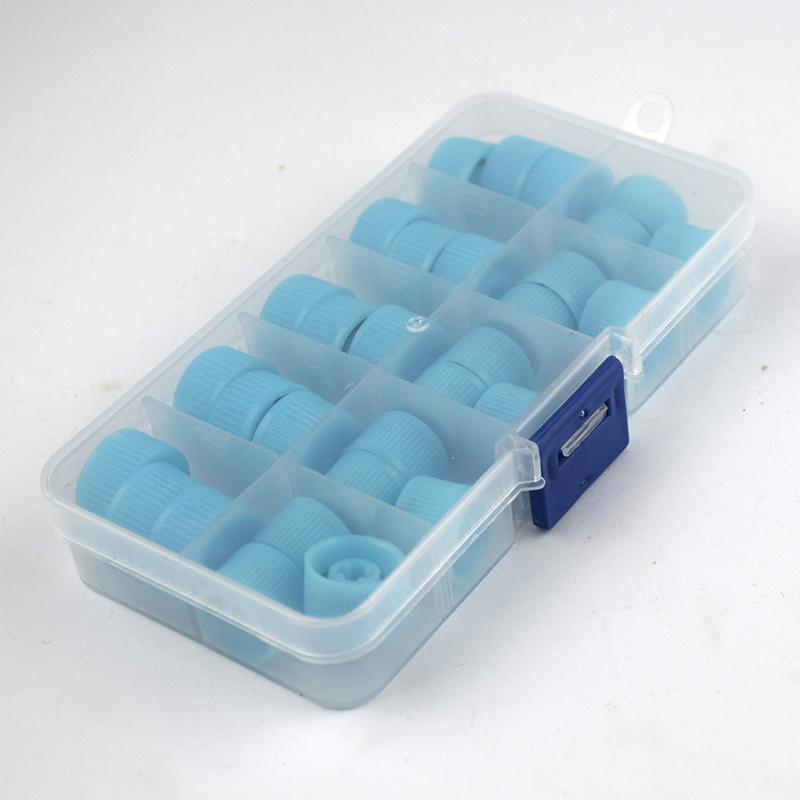 30Pcs Service Port Valve Dust Cap High / Low Side Air Conditioning Pipeline Replacement Auto Air Conditioner Cap
