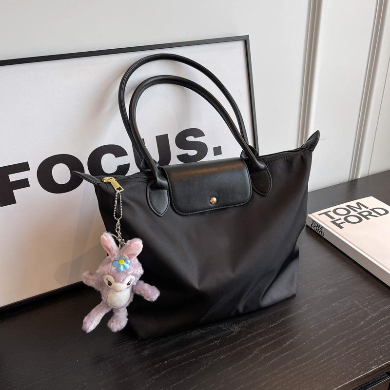 Premium texture large capacity dumpling bag nylon canvas bag summer new student bag class commuter bag