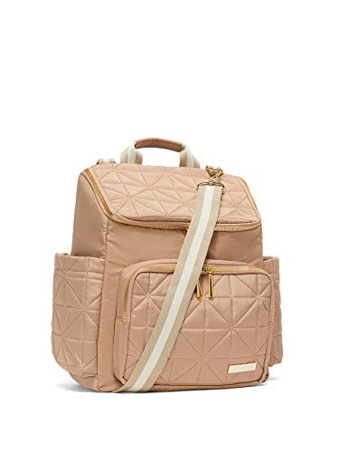 Tia Tia RHEA Mother's Bag, Lightweight, Large Capacity, 3-Way Backpack (Camel), Perfect for Baby Gifts