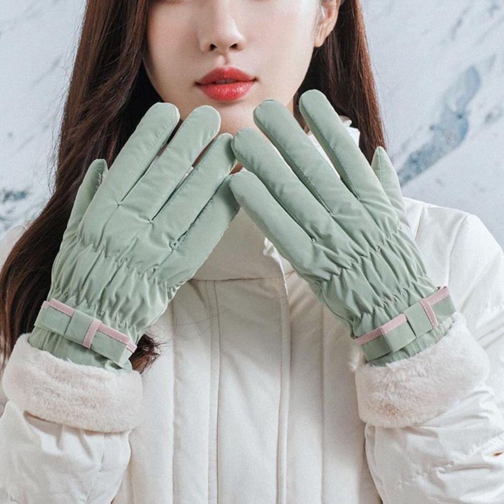 Snowboard Gloves Windproof Riding Mittens Elastic Full Finger Mittens  Ski