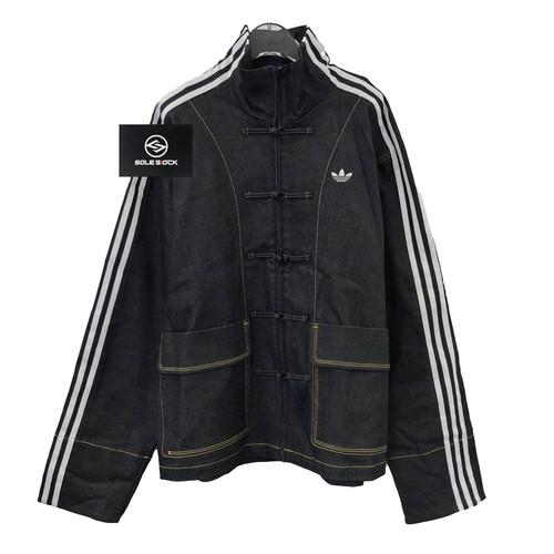 

adidas Originals China Тренувальна куртка Денім М яка вільна куртка Унісекс Чорна JW1969 XL чорний