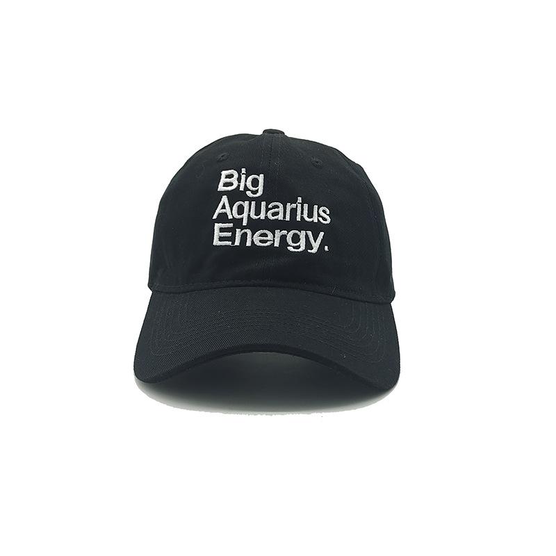 Zodiac Embroidey Cotton Baseball Cap Men Soft Top Black Color Outdoor Sun Hat Women Sport Sunshade Caps Unise Gorras