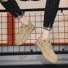 Classic Men's Casual Shoes Platform Lace Up Durable Work Safe Shoes Outdoor Leisure Anti-slip Light Board Shoes Zapatos Casuales
