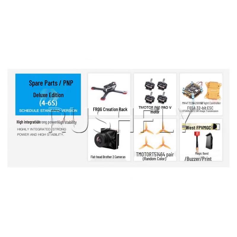 RUSHFLY 5-Zoll FPV Racing Drohne (CN-Version)