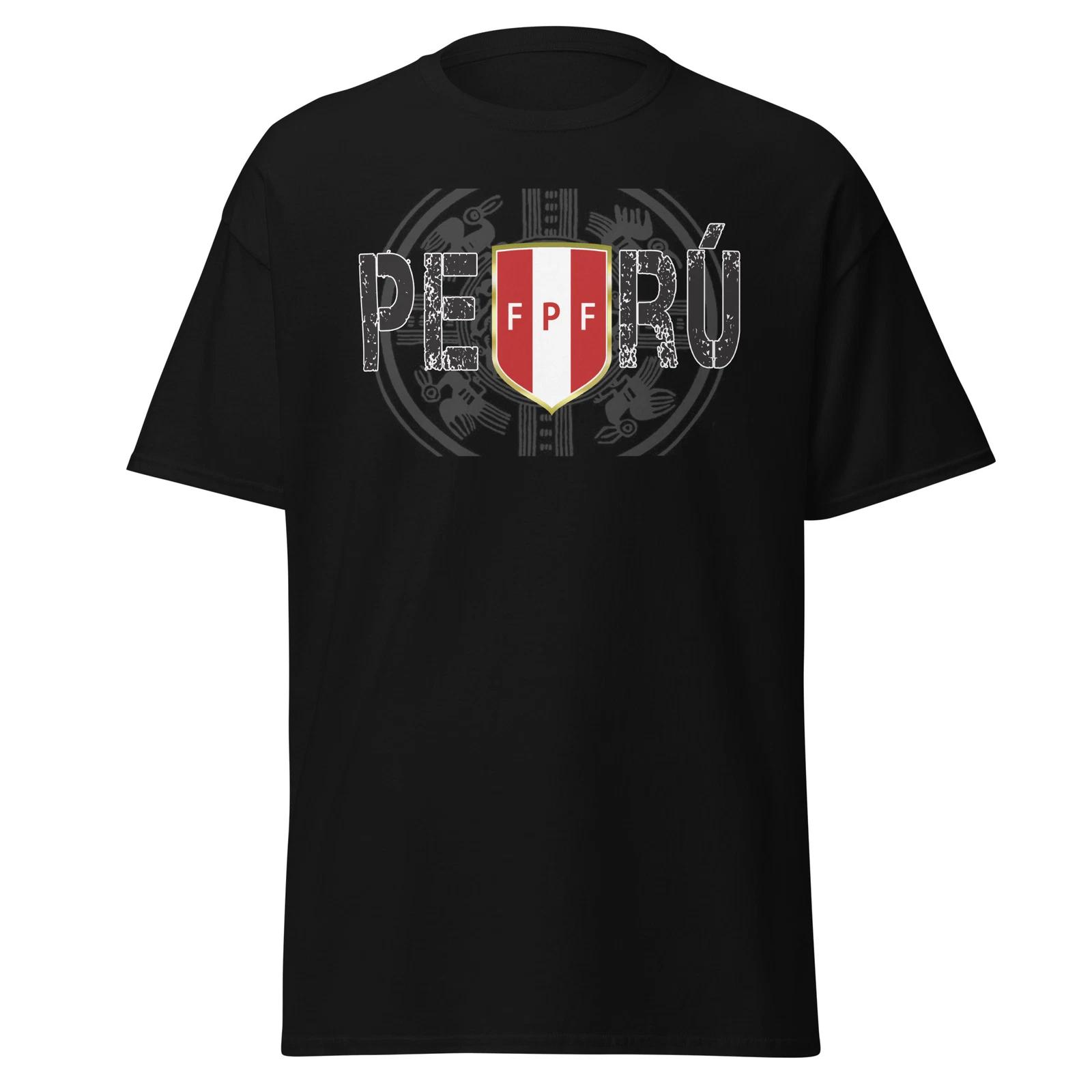 PERU CULTURA PERUANA LOGO FPF PERUVIAN SOCCER AWESOME GRAPHIC Men s classic tee M