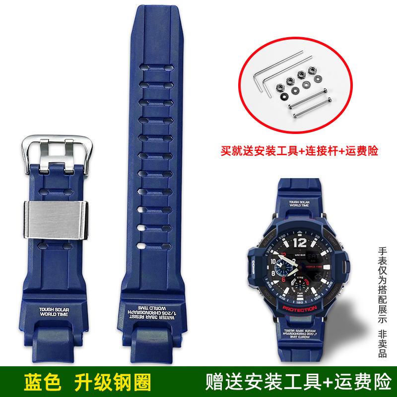 Upgraded Silicone Watchband For Casio G-Shock GA-1000/1100/G-1400/GW-A1000 GW4000 G-1400 strap mens Sport Waterproof watch chain