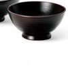 Set of 2 Lacquerware Made in J-kitchens Bowls, Wooden, Hand-Painted, Japan, PID-528701
