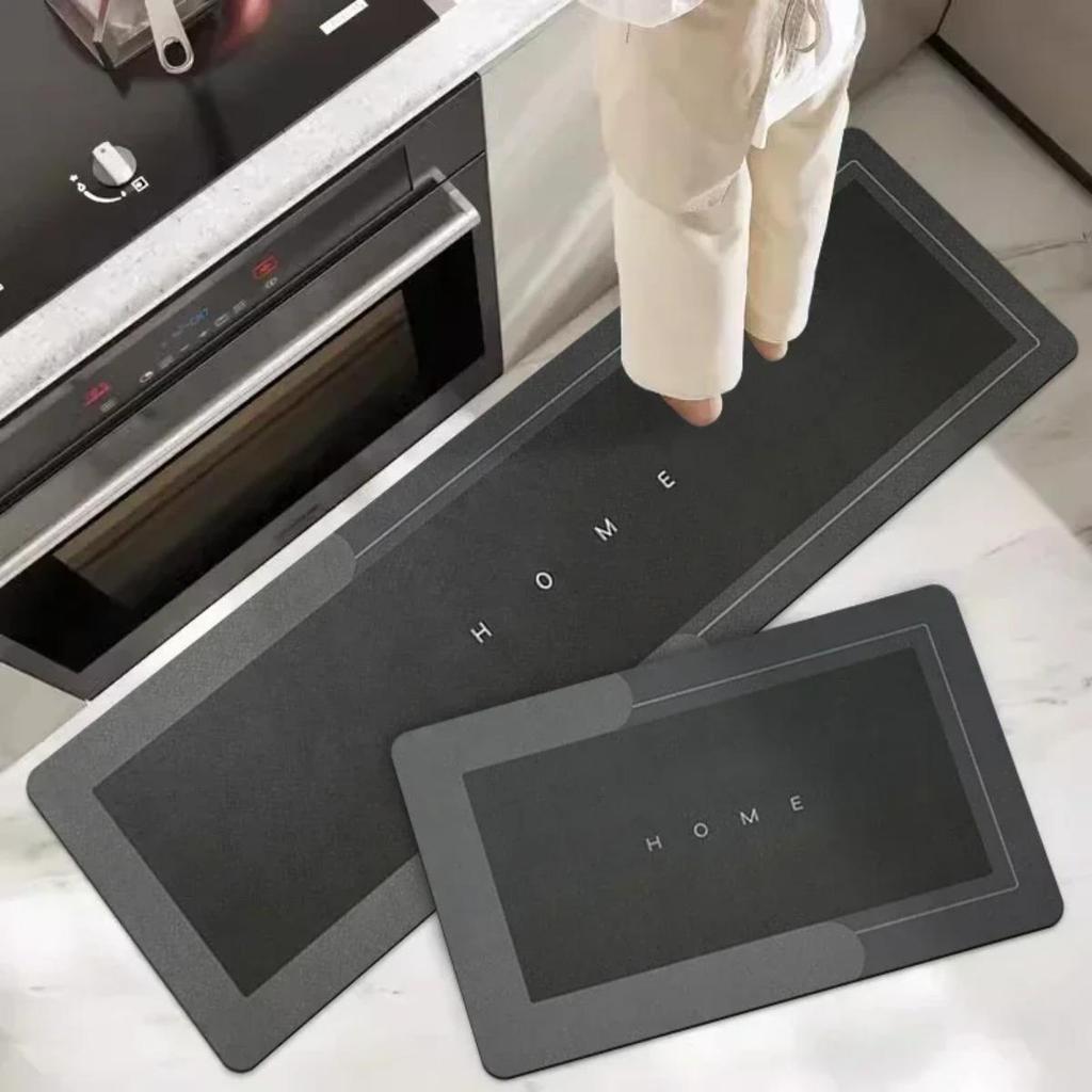 HOMZY Diatomite Mat Kitchen Rug Non-slip Kitchen Long Carpet Super Absorbent Floor Mats Entrance Doormat Carpets for Living Room
