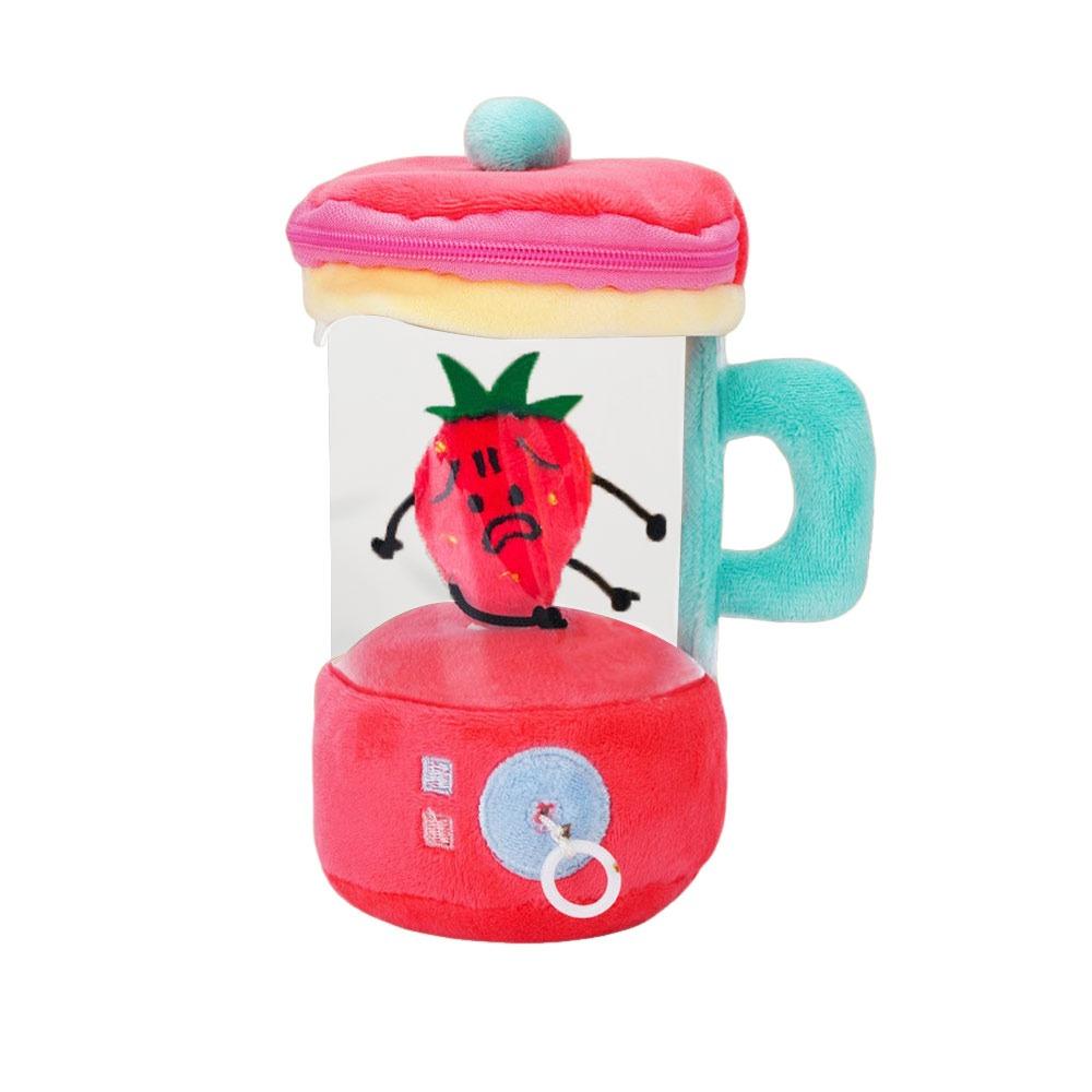 

Забавный игрушечный блендер для моркови/цветка, подвески, мягкие плюшевые игрушки, игрушка-соковыжималка для моркови Strawberry