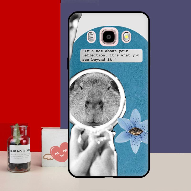 

Забавный чехол с капибарой для Samsung Galaxy J3 J5 J7 2016 A3 A5 2017 A6 A7 A8 A9 J8 J4 J6 Plus 2018 задняя крышка J1 2016 - J120