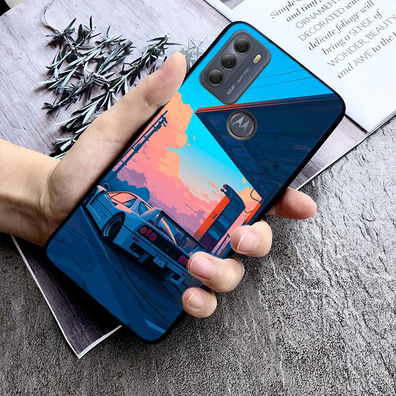 Phone Case For Moto G85 G55 G05 G14 G75 G31 G50 G10 G20 G30 G60 G13 G32 G84 G54 G53 G72 G24 Power Japan Car Anime