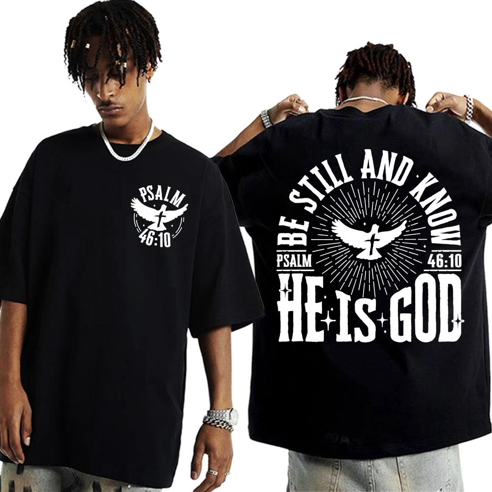 Large Cotton Men's Go Make Disciple Christian Street Wear T-shirt Retro Bible T-shirt Fashion Aesthetics Short Sleeve T-shirt