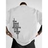 Europäische Größe Herren Freizeit-T-Shirt, Reguläre Passform mit hoher Vielseitigkeit, Klassischer Rundhalsausschnitt mit kurzen Ärmeln, Trendiger Aufdruck für einen modischen Look