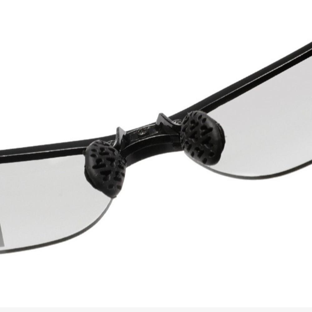 New Change Color Photochromic Sunglasses Day Night Vision Metal Frame Dimming Glasses Alloy Half Frame Eyewear Day Use