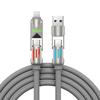 240W Multi-Color Breathing Light 4-in-1 Super Fast Charging Cable for Apple, Android, Type-C Devices
