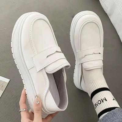 Sommer Neuer Stil Bequem Atmungsaktiv Weichsohlig Lässig Beliebt Vielseitig Weiße Schuhe Rutschfeste Schuhe