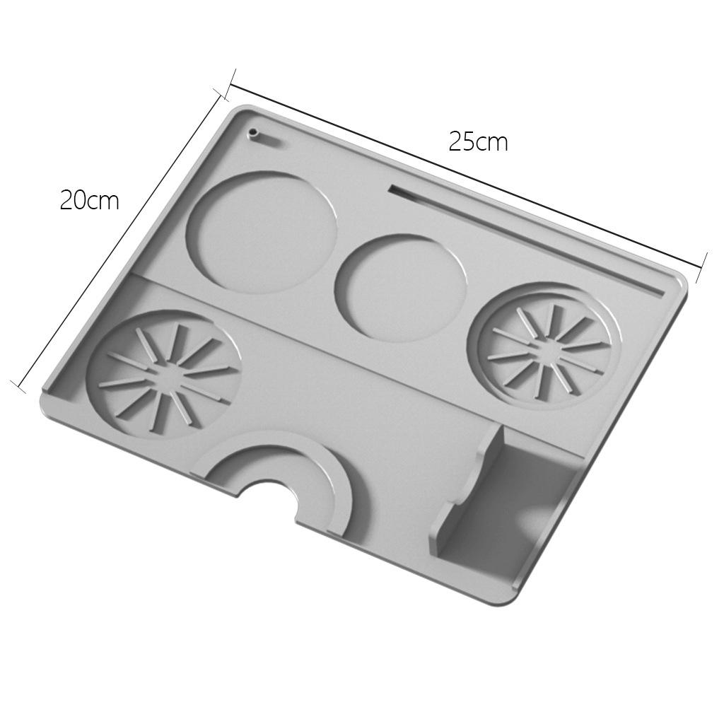 

Wooden Coffee Bean Tray With Sleek Black Sprayer Wood Dish For Coffee Beans Perfect For Coffee Enthusiasts And Baristas