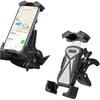 Motorcycle Phone Mount, Anti-Shake Bicycle Handlebar Cell Phone Holder with