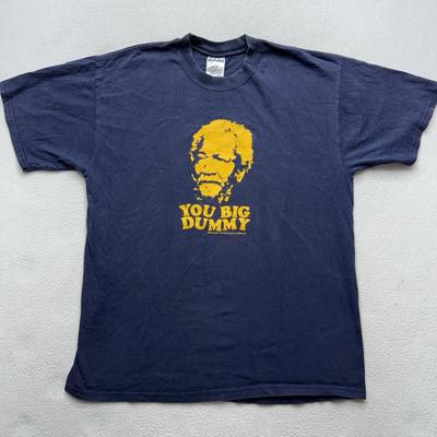 Sanford And Son Shirt Vintage 00s Y2K You Big Dummy Tv Sitcom Tee Distressed XL
