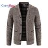 Cozy Up pánský teplý svetr s dlouhým rukávem Cardigan bunda Podzim a zima