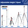 Fotopro 152cm Carbon Fiber Travel Compact Camera Tripod with Fluid Head and Detachable Monopod Tripod,