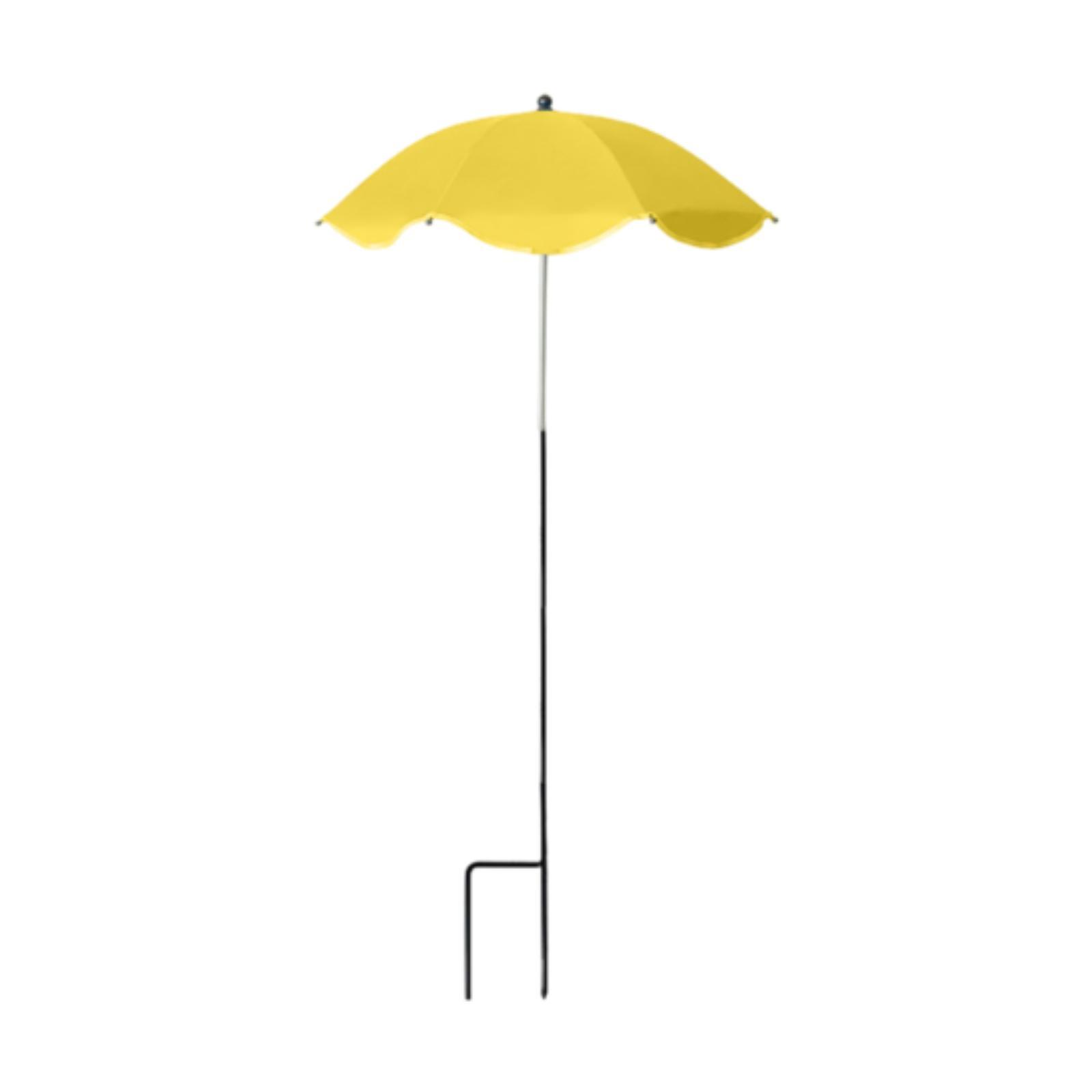 

Уличный зонт для растений, боковой навес для цветов, зонт для защиты растений для двора жёлтый