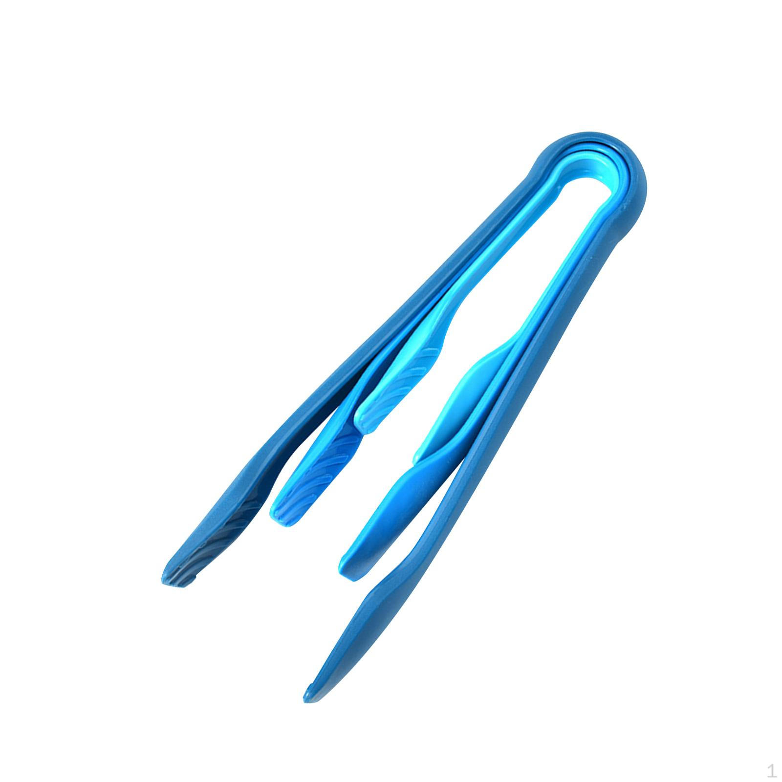 

Зажим для хлеба, сервировочный щипец, кухонная утварь, многофункциональный держатель для еды, практичный для торта синий