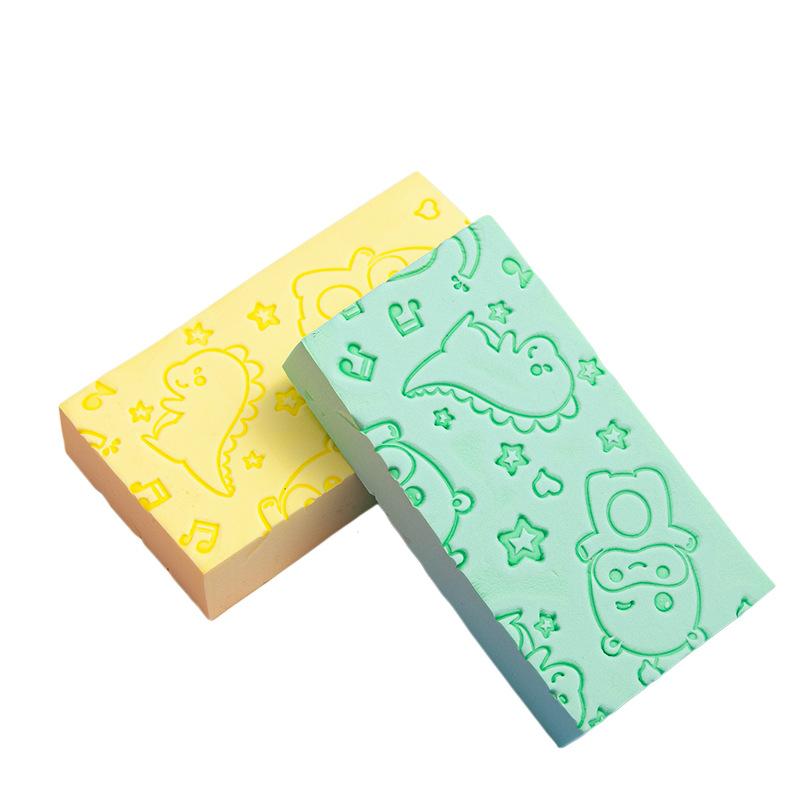 Dora Dobu Baby Badeschwamm Bürste Cartoon Druck Baby Begleiter Kinder Kopf Reiben Badebürste