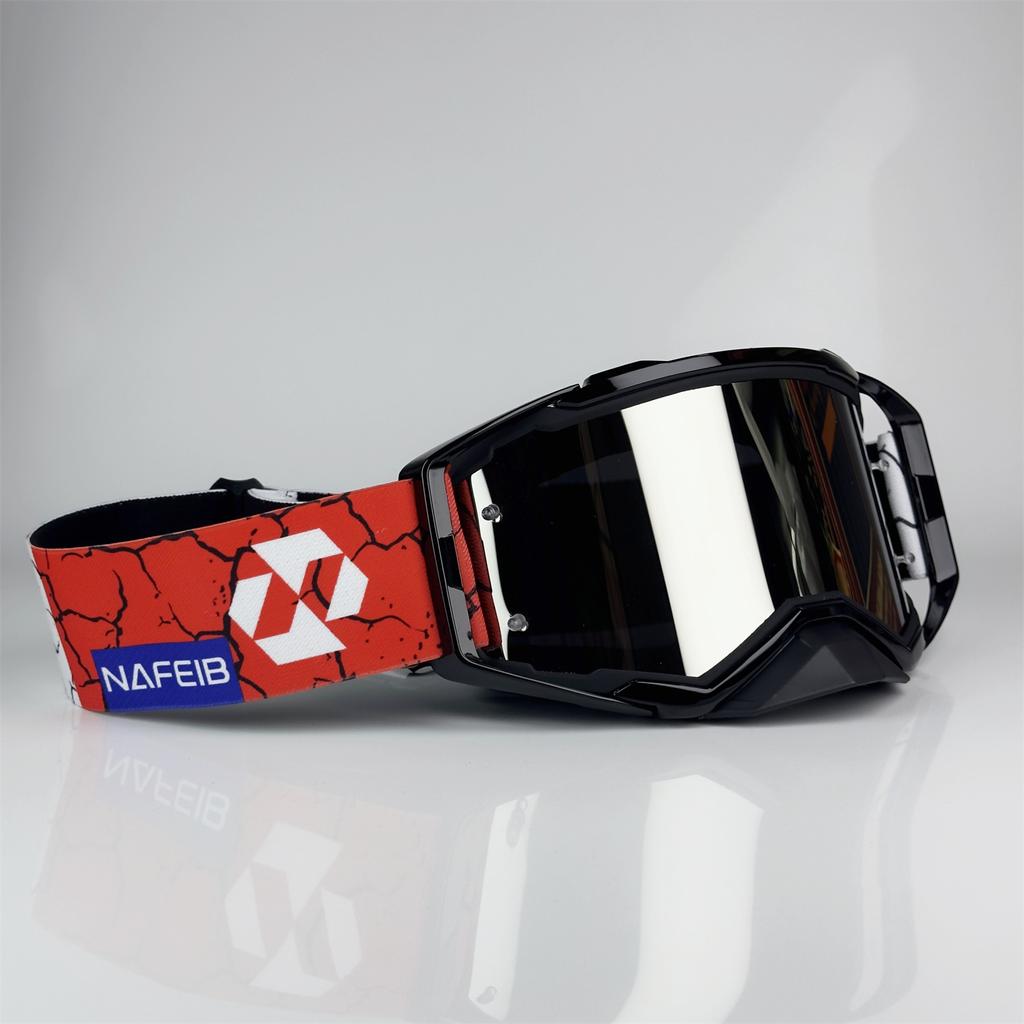 Off-Road Goggles - Tough Protection, Dirt Bike Eyewear, Motocross Gear, Anti-Fog, UV Protection, Adjustable Strap